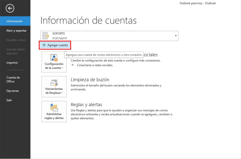 Outlook 2013 IMAP